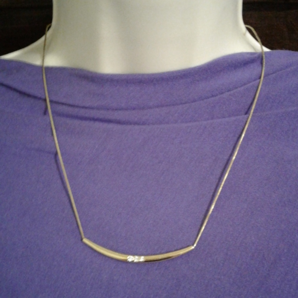Lia sophia gold necklace